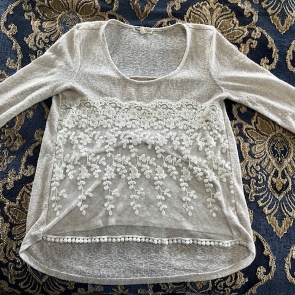 Light grey blouse